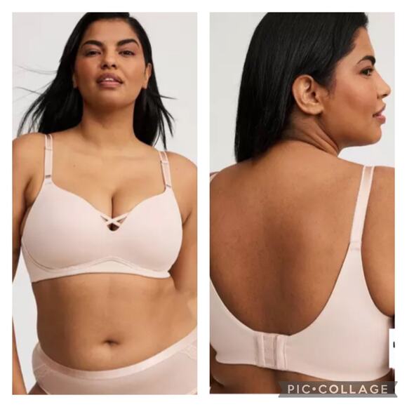 torrid Other - Torrid Dream Wire Free Push Up Bra Rose Dust 44DDD